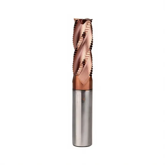 CNC Tungsten Carbide Coated High Efficiency Roughing Bullnose Milling Cutters